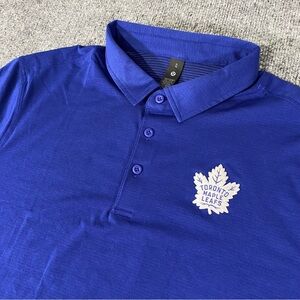 Lululemon Toronto Maple Leafs Evolution Short Sleeve Mens XL Polo NWT